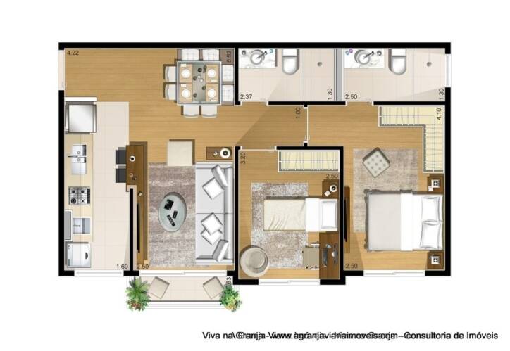 Apartamento, 1 quarto, 38 m² - Foto 38